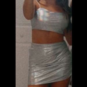 Shein Top and Skirt Set